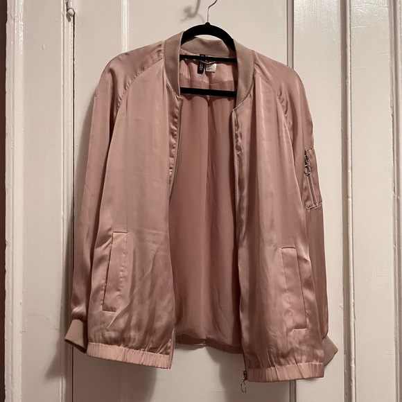 H&M Silky Pink Jacket Women’s 10 - Picture 4 of 10